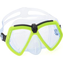 Toyfest Hydro Swim Ever Sea Mask Deniz Havuz Çocuk Yüzücü Gözlüğü Gözlük Maske - Yeşil - (7 - 14 Yaş Arası)