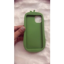 By Semra Iphone 11 Uyumlu Avokado Desenli Slikon Kılıf