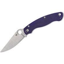 Spyderco Military 2 Cpm S110V G10 Blue Plainedge Çakı