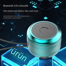 Jonasenswj Bluetooth Hoparlör Küçük Çelik Top Düşük Vurgulu Araç Ses Sistemi (Yurt Dışından)