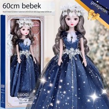 Jonasenswj Barbie Bebek Hediye Kutusu Büyük 60CM Prenses Simüle Edilmiş Müziksiz Normal Versiyon (Yurt Dışından)