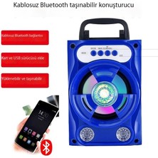 Jonasenswj Mikrofonlu Bluetooth Taşınabilir Hoparlör Subwoofer (Yurt Dışından)