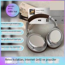 Jonasenswj Kulak Üstü Metal Bluetooth Kulaklık (Yurt Dışından)