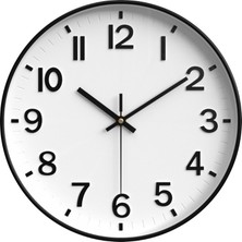 Jonasenswj Duvar Saati Sessiz Yuvarlak Kuvars Saat 12 Inç (Yurt Dışından)