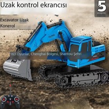 Jonasenswj Şarj Edilebilir Kablosuz Uzaktan Kumandalı Mühendislik Araç Ekskavatörü (Yurt Dışından)