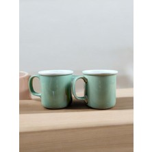 Qtahya Home Tall Mug Kupa Fincan Porselen 2 Parça