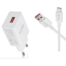 Auris Ev Tipi  Şarj Cihazı 2in1 Micro USB 2.4A