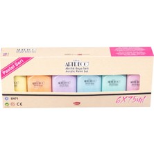 Artdeco Akrilik Boya 6X75ML Set Pastel Renkler LV-Y-070I-AS2 7643