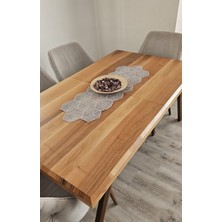 Zesa Home Tül Güpürlü Desenli Şık Renk Renk Runner