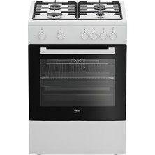 Beko BFE 400 B Gazlı Fırın 66 lt Hacim 7 Programlı Enerji Tasarruflu Beyaz Tasarım