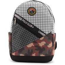 Cambridge Polo Club Kamuflaj Laptop Bölemli Unisex Sırt Çantası