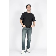 Lee Cooper Hevass Erkek %100 Pamuk O Yaka T-Shirt Siyah