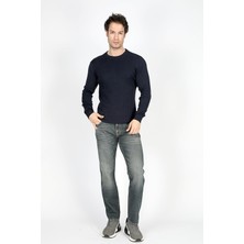 Lee Cooper Smith Erkek O Yaka Triko Kazak Lacivert