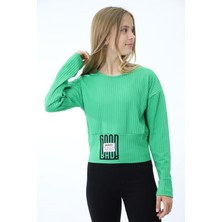 Toontoy Kız Çocuk Baskılı Sweatshirt