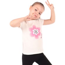 Toontoy Kız Çocuk Baskılı Tişört