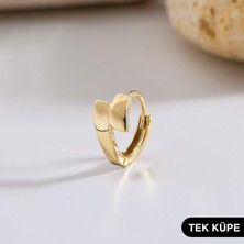 goldkupe 14 Ayar Altın Tek Minik Halka Küpe 0,62 gr