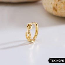 goldkupe 14 Ayar Tek Halka Altın Küpe 0,55 gr