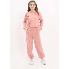 Toontoy Kız Çocuk Baskılı Eşofman Takım