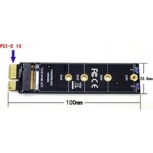 Maxgo 3013 M.2 Nvme SSD Ngff To Pcie 3.0 X1 Adaptör M Key Kart Çevirici Dönüştürücü