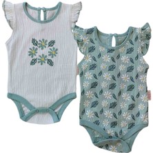 Heyy Baby Kız Bebek Çıtçıtlı Body Set 2'li