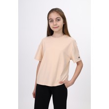 Toontoy Kız Çocuk Baskılı Tişört