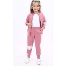 Toontoy Kız Çocuk Nakışlı Eşofman Takım