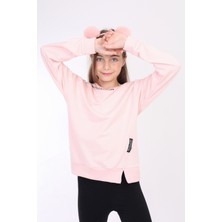 Toontoy Kız Çocuk Baskılı Sweatshirt
