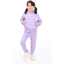 Toontoy Kız Çocuk Baskılı Eşofman Takım