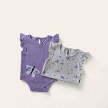 Heyy Baby Kız Bebek Çıtçıtlı Body Set 2'li