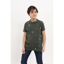 Toontoy Erkek Çocuk Nakışlı Tişört