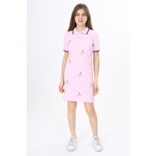 Toontoy Kız Çocuk Baskılı Elbise