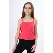 Toontoy Kız Çocuk Baskılı Atlet