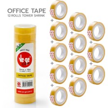 Omnixer Selefon Bant Offıce Tape 12X10 ( 12 Li Paket)