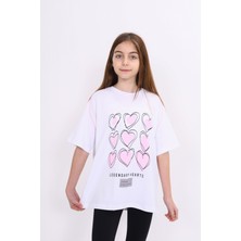 Toontoy Kız Çocuk Baskılı Tişört