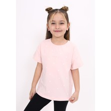 Toontoy Kız Çocuk Baskılı Tişört