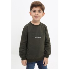 Toontoy Erkek Çocuk Baskılı Sweatshirt