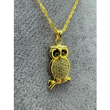 Rigel Jewelry Gümüş Kolye Baykuş