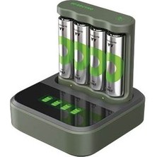 Gp Recyko B441 4*2600 Mah R6 Aa Pilli Şarj Cihazı (B441/270HCER21-2GTLB4)
