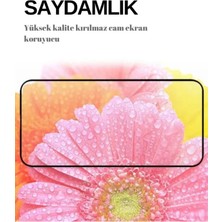 OSG iPhone 12 ve 12 Pro Uyumlu (2 Model) Tam Kapatan Tamperli Cam Ekran Koruyucu Kırılmaz Cam Premium