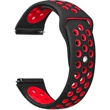 Adige Samsung Galaxy Watch Gear S3 20MM Kordon Kayış Delikli Silikon 20 - nkn