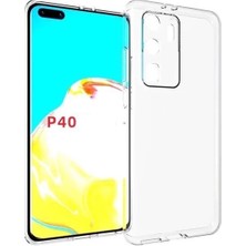 Adige Huawei P40 Kılıf Kamera Korumalı Süper Silikon