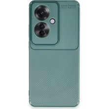 FUJİMAX Oppo Reno 11F Kılıf Auto Focus Karbon Silikon Kapak