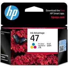 HP 47 Renkli Mürekkep Kartuşu (6ZD61AE)