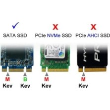 Maxgo 3015 M.2 Sata SSD Ngff To Type C USB 3.0 B-Key Mini Çevirici Adaptör Harici Harddisk Kutusu