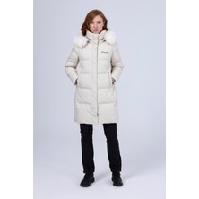 2AS Ashley Women Down Parka Beıge 2ASADPWCNFW23-C086