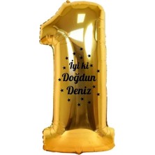 Ata Parti Dünyası İyi Ki Doğdun Yazılı 34 Inç Folyo Balon