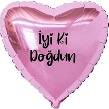 Ata Parti Dünyası İyi Ki Doğdun Yazılı 18 Inç Folyo Balon