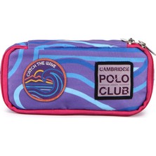 Cambridge Polo Club Wave Tek Bölmeli Unisex Çocuk Kalem Çantası