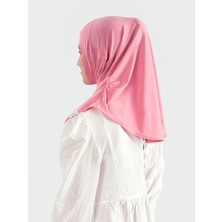 Schaless Pratik Pileli Çocuk  Hazır Türban - Pembe