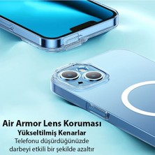 Ivoomi Baseus Crystal iPhone 13 Magsafe Silikon Kılıf + Tempered Ekran Koruyucu Set